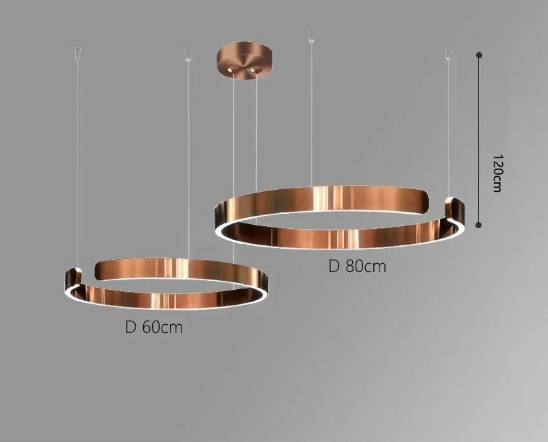 Vaya™ | Minimalistischer LED-Ring-Kronleuchter