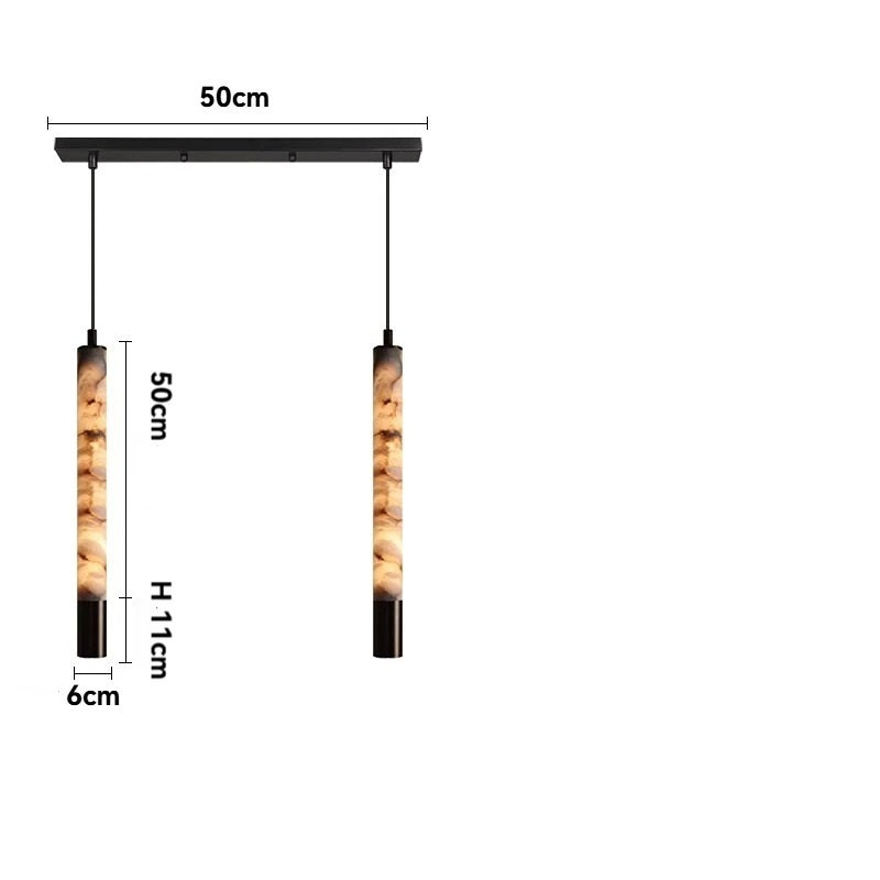 Milano™ | LED-Pendelleuchte aus Alabasterstein