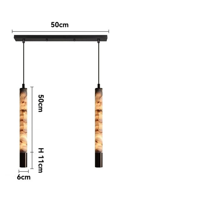 Milano™ | LED-Pendelleuchte aus Alabasterstein
