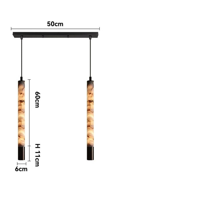 Milano™ | LED-Pendelleuchte aus Alabasterstein
