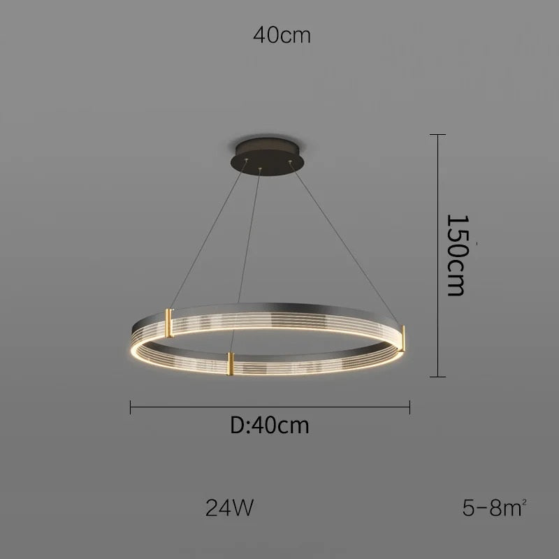 Syravon™ | Moderner runder LED-Kronleuchter