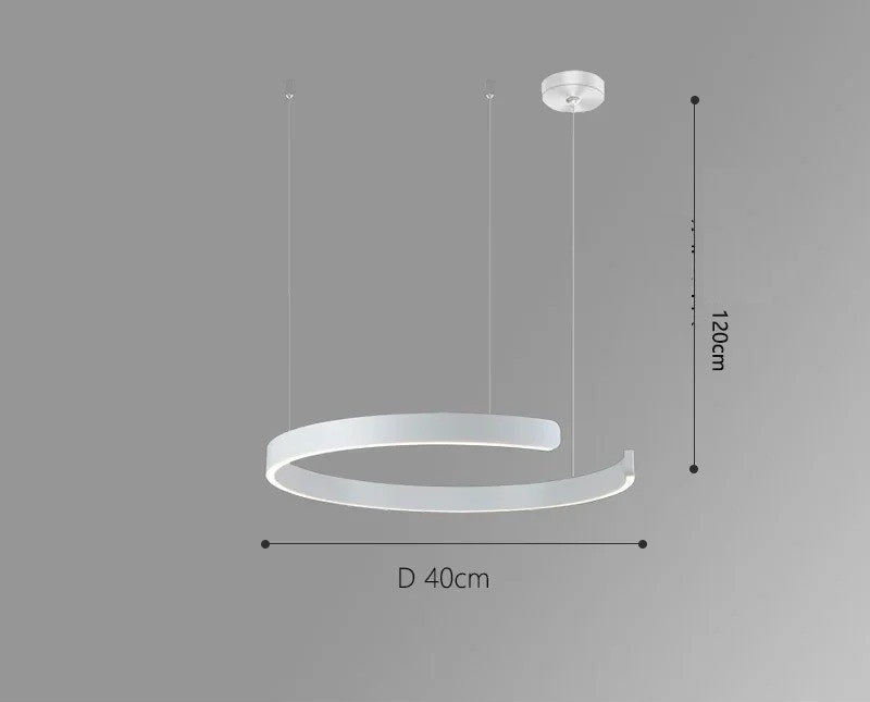 Vaya™ | Minimalistischer LED-Ring-Kronleuchter