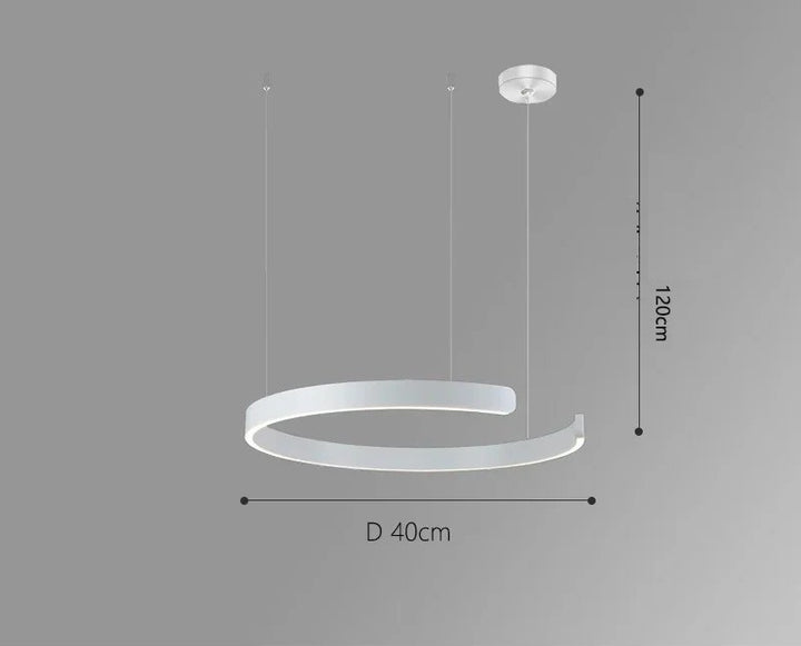 Vaya™ | Minimalistischer LED-Ring-Kronleuchter