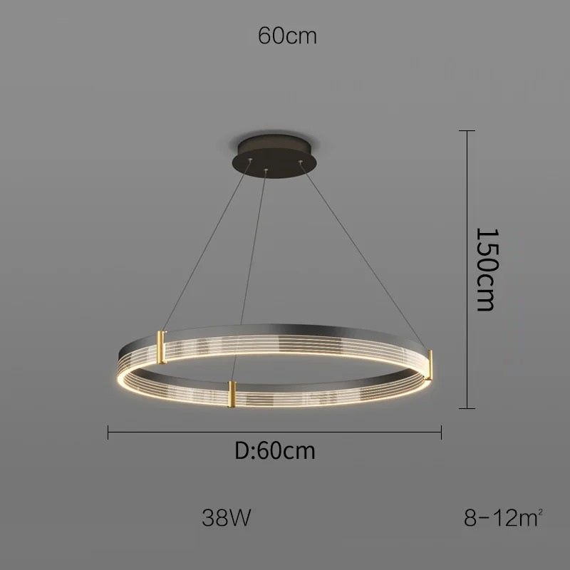 Syravon™ | Moderner runder LED-Kronleuchter