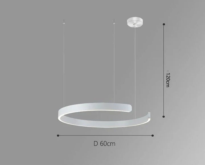 Vaya™ | Minimalistischer LED-Ring-Kronleuchter