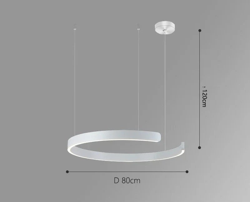 Vaya™ | Minimalistischer LED-Ring-Kronleuchter