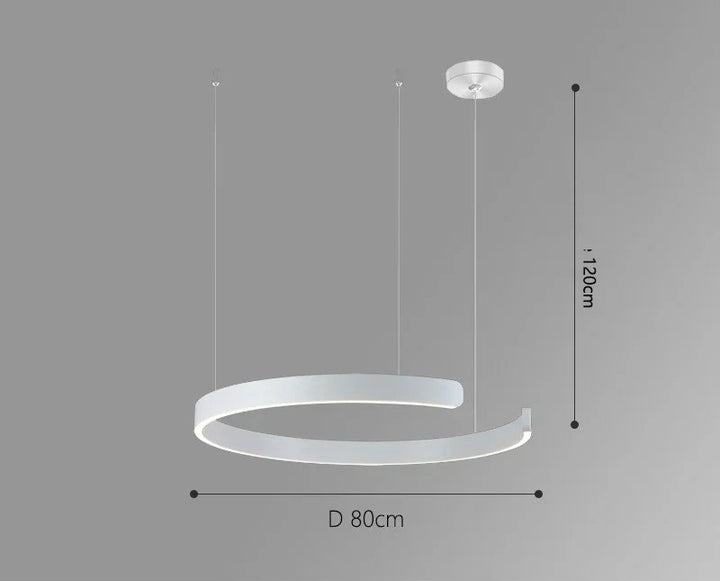Vaya™ | Minimalistischer LED-Ring-Kronleuchter