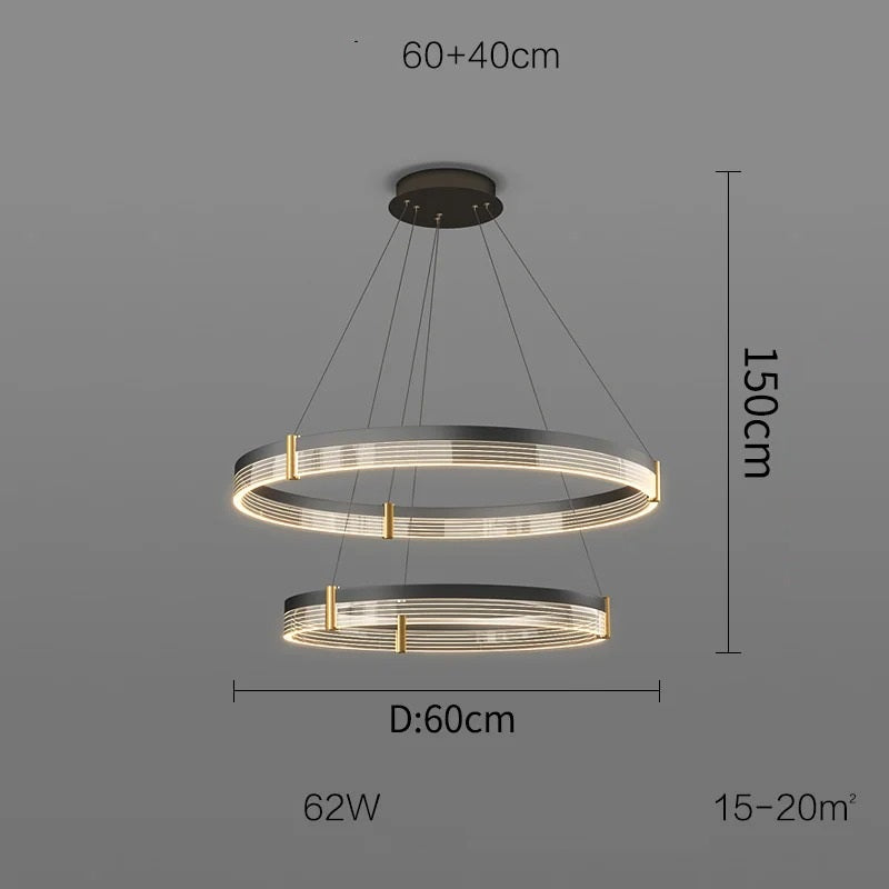 Syravon™ | Moderner runder LED-Kronleuchter