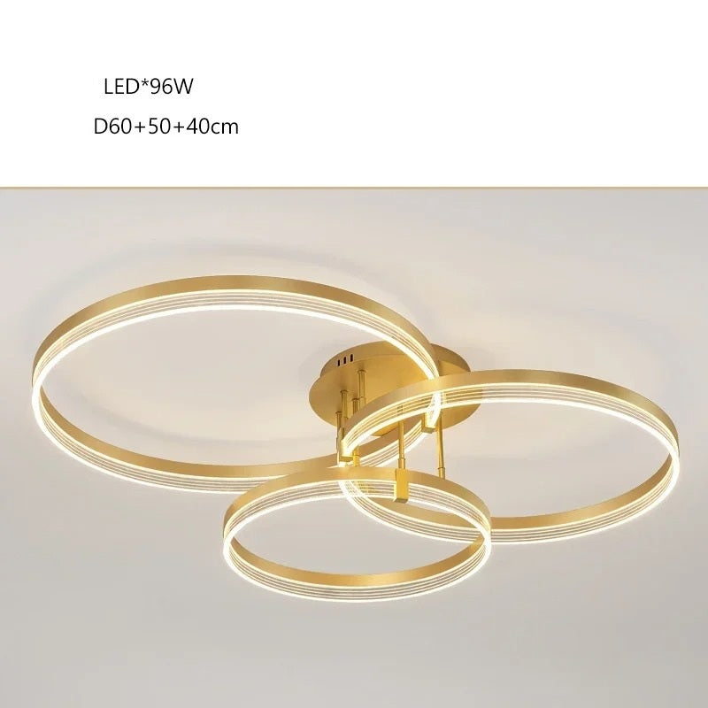 Dico™ | Acryl-Ring-LED-Kronleuchter
