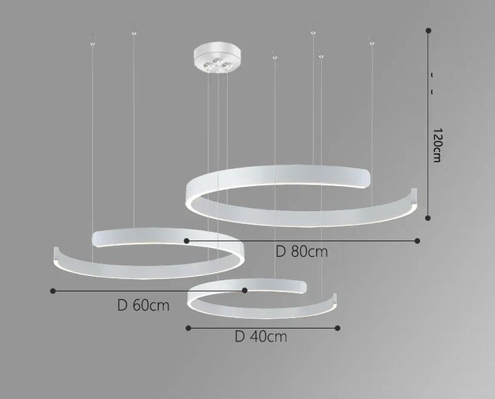 Vaya™ | Minimalistischer LED-Ring-Kronleuchter