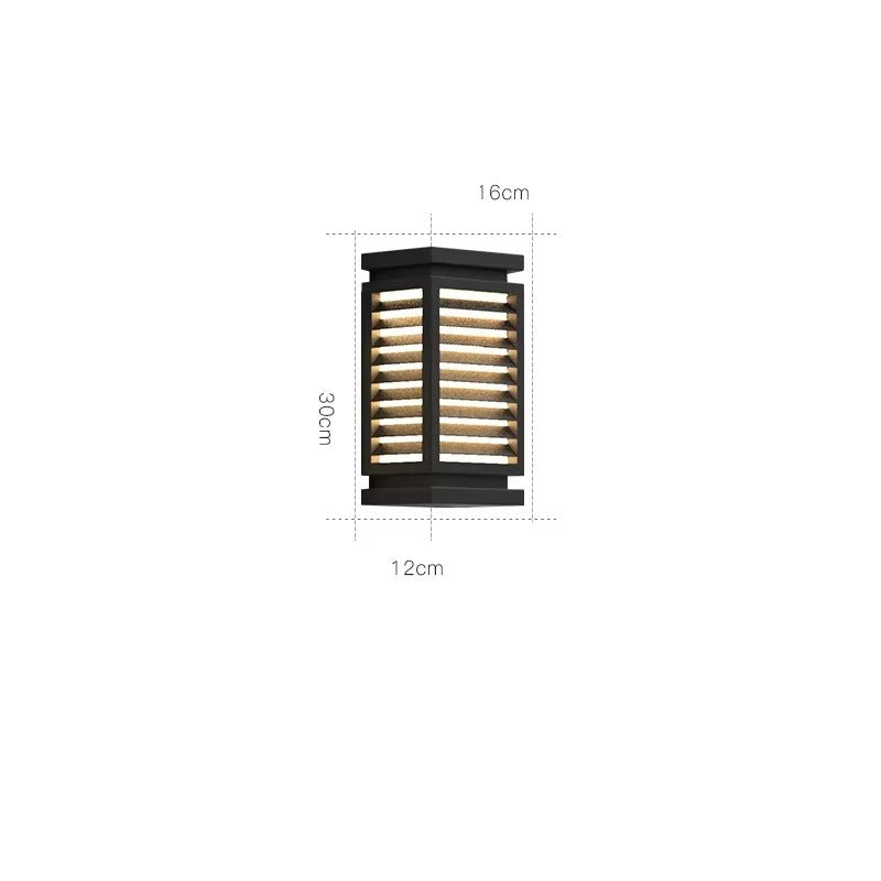 Inda™ | Moderne LED-Wandleuchte für den Außenbereich