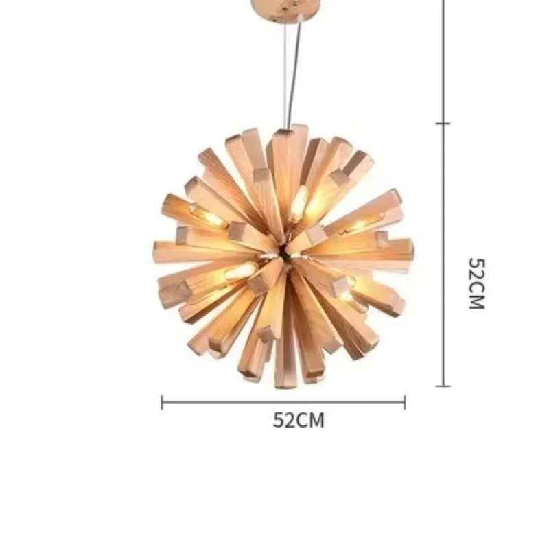 Wyra™ | Pendelleuchte aus Naturholz
