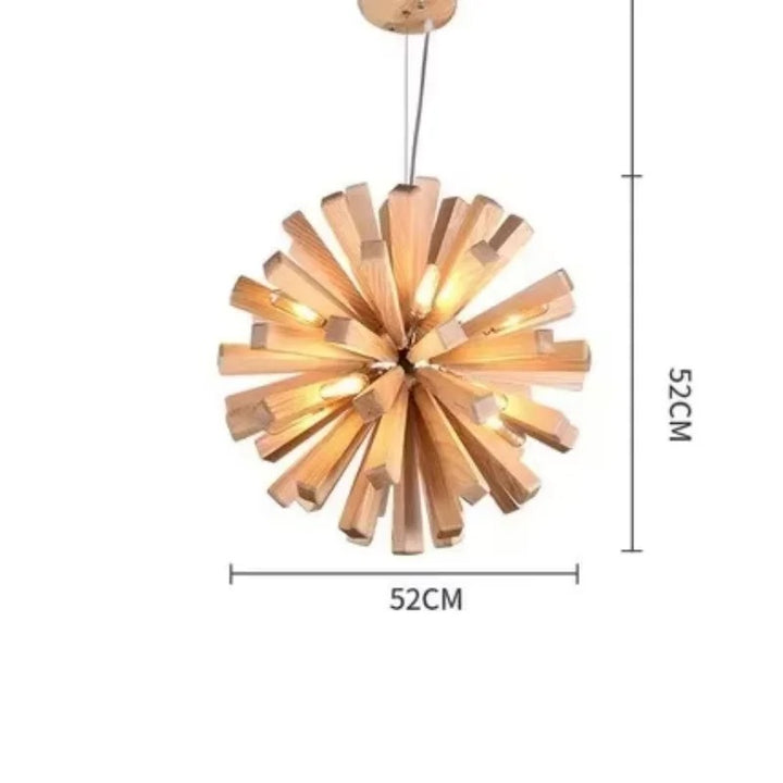 Wyra™ | Pendelleuchte aus Naturholz