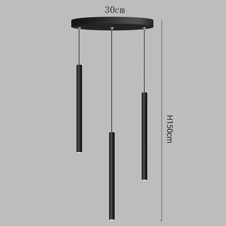Ella™ | Elegantes LED-Treppenhauspendel