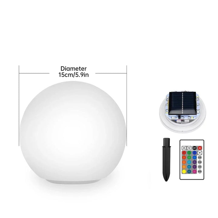Glow™ | Kugelförmige Solar LED-Gartenleuchte