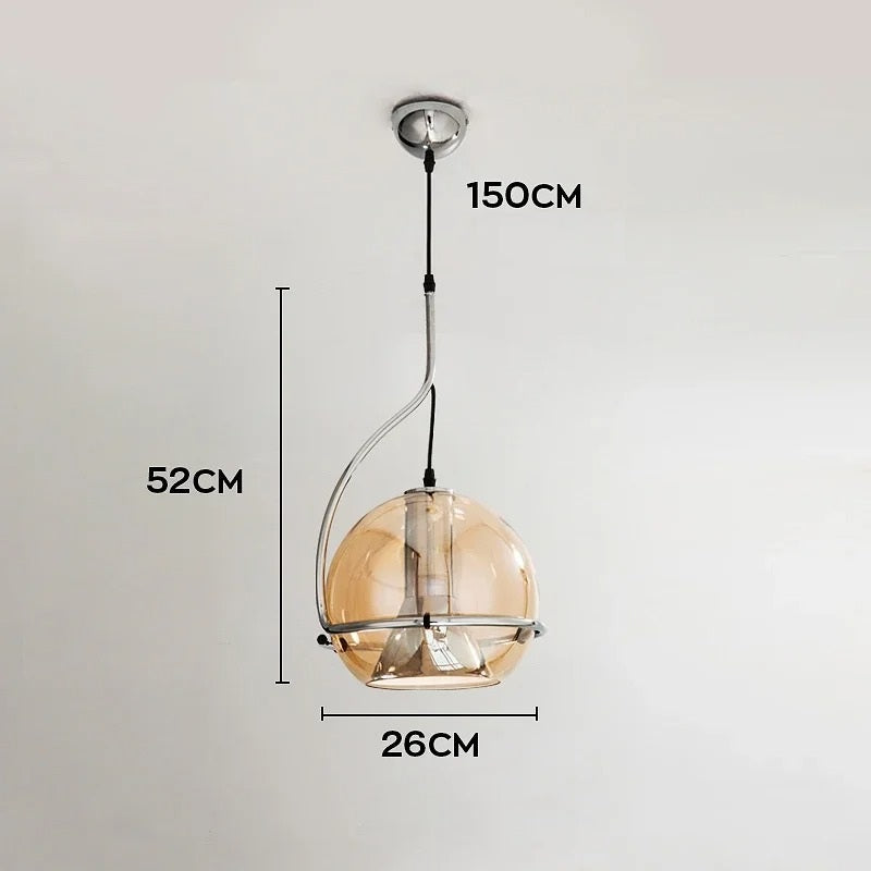 Senta™ | Retro-Glas-Hängelampe