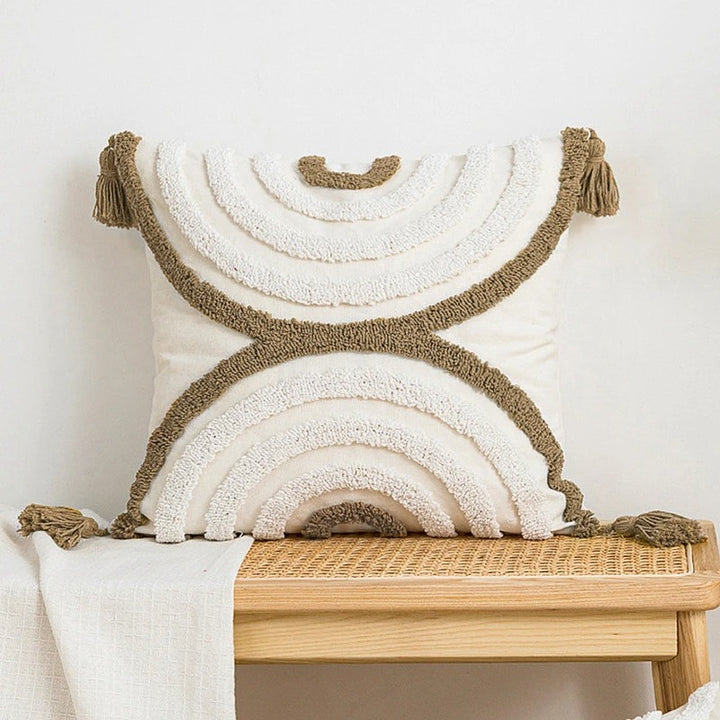 Fes™ | Boho-Kissenbezug mit Tufting