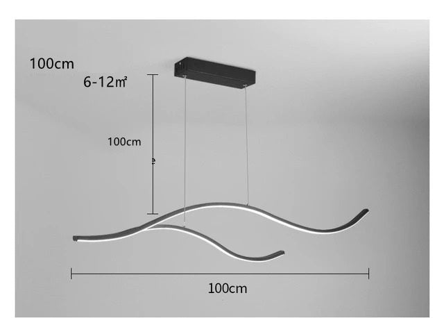 Tess™ | Moderner Abstrakter LED-Kronleuchter