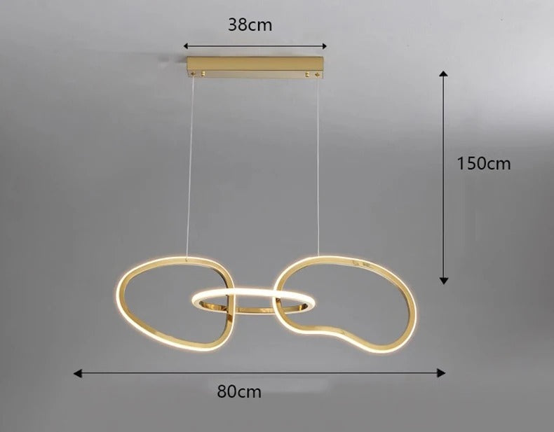 Alma™ | Verstellbarer moderner Ring-Kronleuchter