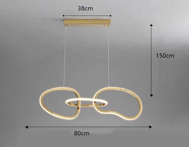 Alma™ | Verstellbarer moderner Ring-Kronleuchter