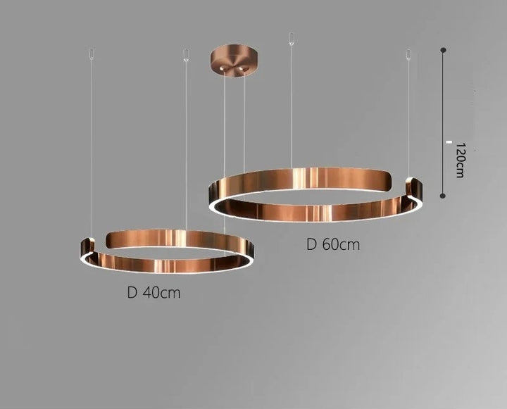 Vaya™ | Minimalistischer LED-Ring-Kronleuchter