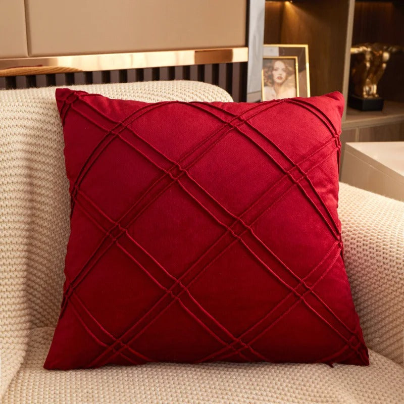 Firenze™ | Kissenbezüge aus Samt mit Knitteroptik