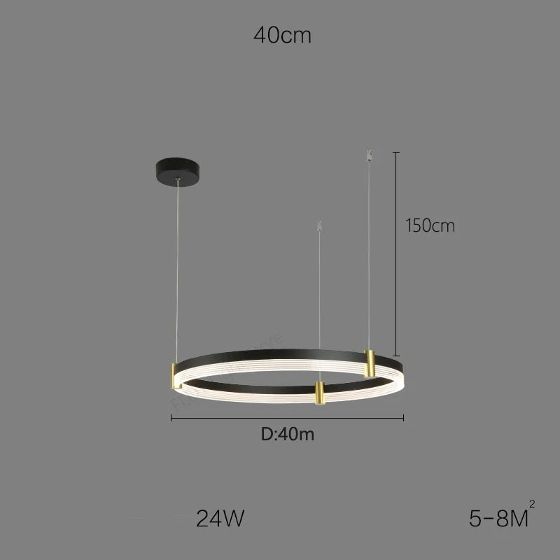 Syravon™ | Moderner runder LED-Kronleuchter