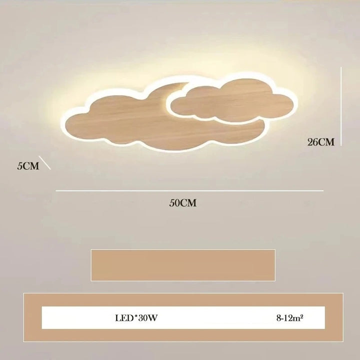 Finn™ | Verspielte Wolken-Deckenleuchte