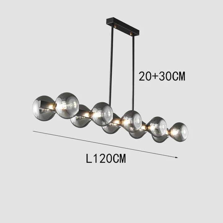 Elva™ | Luxuriöser Nebula Glas Kronleuchter