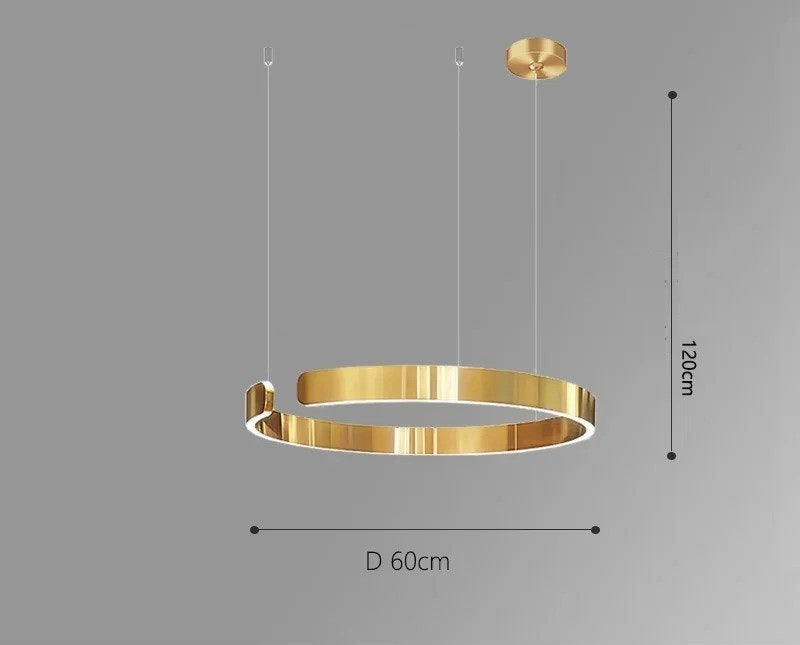 Vaya™ | Minimalistischer LED-Ring-Kronleuchter