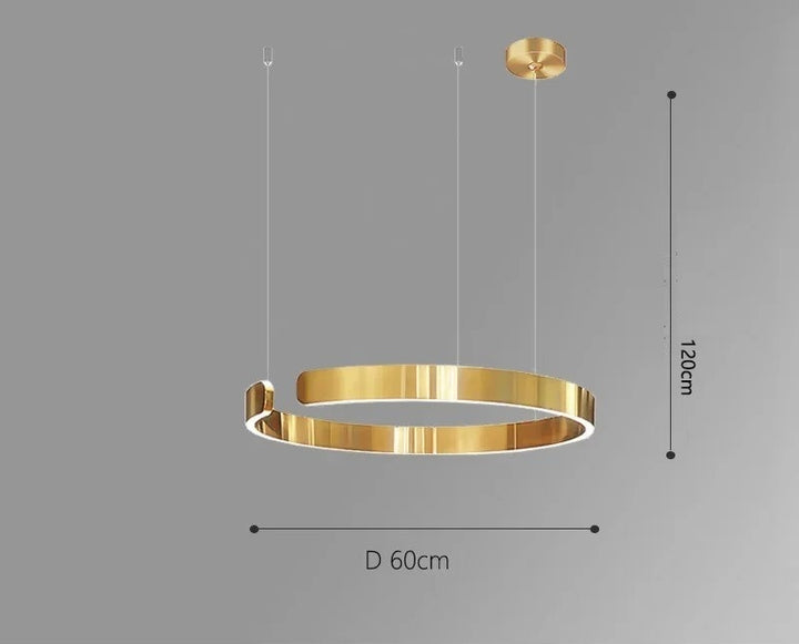 Vaya™ | Minimalistischer LED-Ring-Kronleuchter