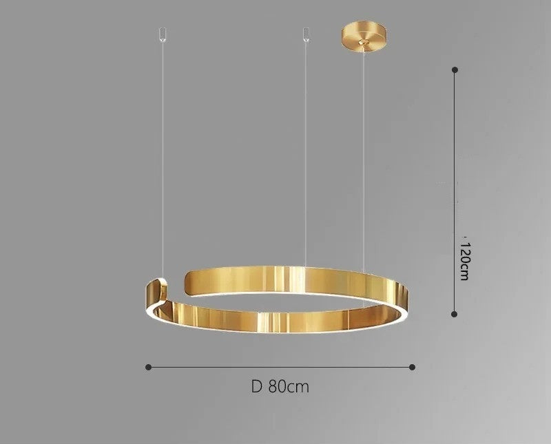 Vaya™ | Minimalistischer LED-Ring-Kronleuchter