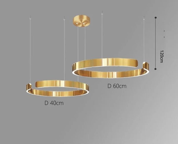 Vaya™ | Minimalistischer LED-Ring-Kronleuchter