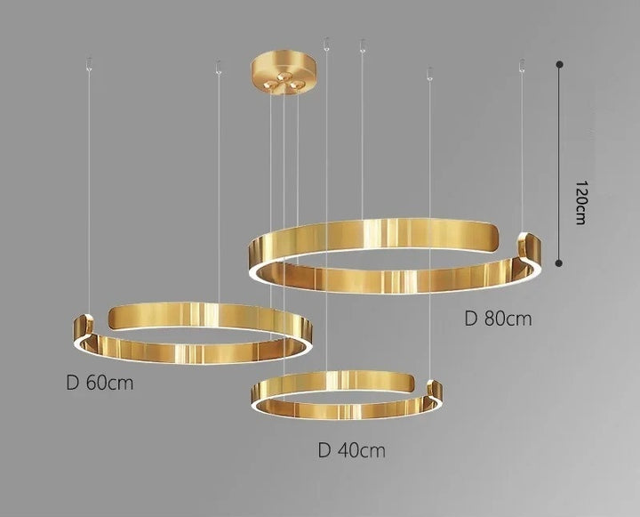 Vaya™ | Minimalistischer LED-Ring-Kronleuchter