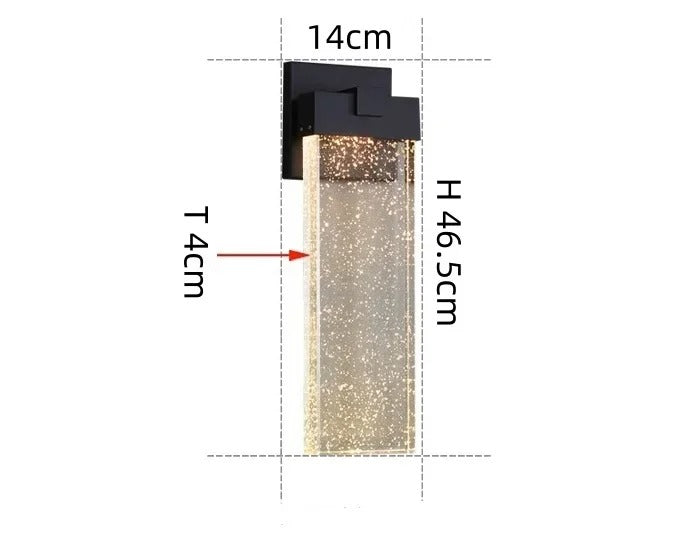 Sento™ | Glasblasen-Wandleuchte