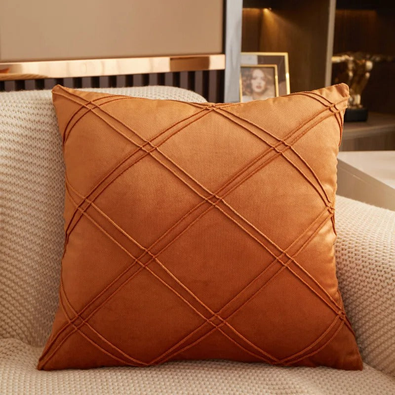 Firenze™ | Kissenbezüge aus Samt mit Knitteroptik