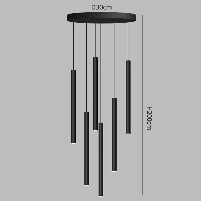 Ella™ | Elegantes LED-Treppenhauspendel