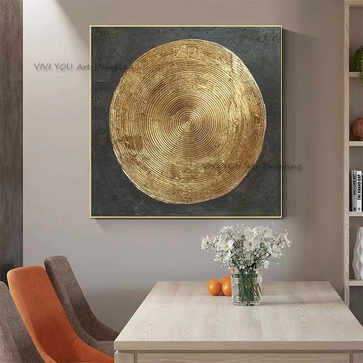 Onno™ | Moderne abstrakte Goldgeometrie-Kunst