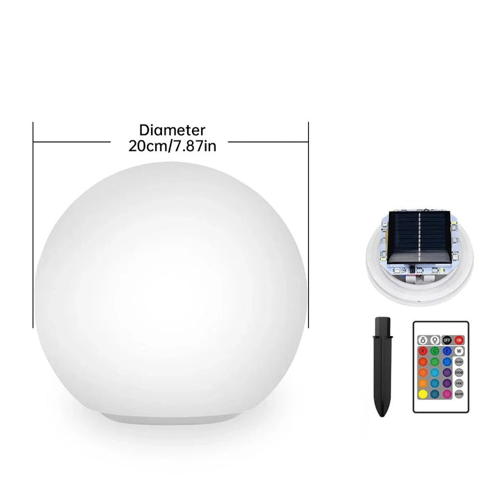 Glow™ | Kugelförmige Solar LED-Gartenleuchte