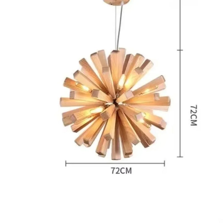 Wyra™ | Pendelleuchte aus Naturholz