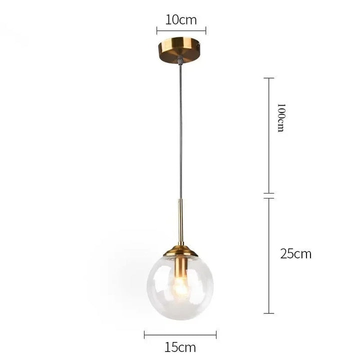 Jovian™ | Elegante Glaskugel-Hängeleuchte