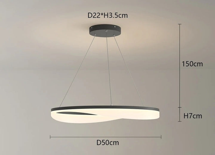 Harcadia™ | Moderner Ring-LED-Kronleuchter