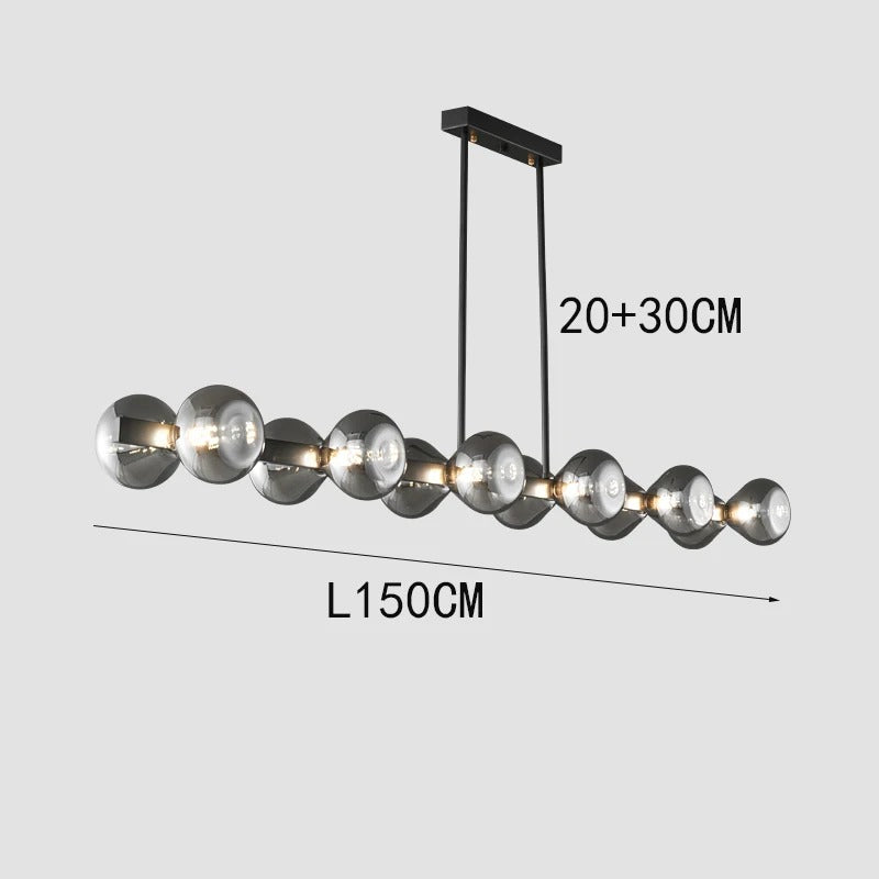 Elva™ | Luxuriöser Nebula Glas Kronleuchter