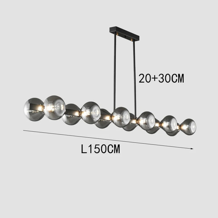 Elva™ | Luxuriöser Nebula Glas Kronleuchter