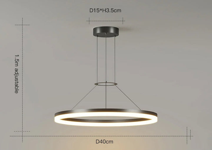 Elvaron™ |  Moderne geometrische LED-Pendelleuchte