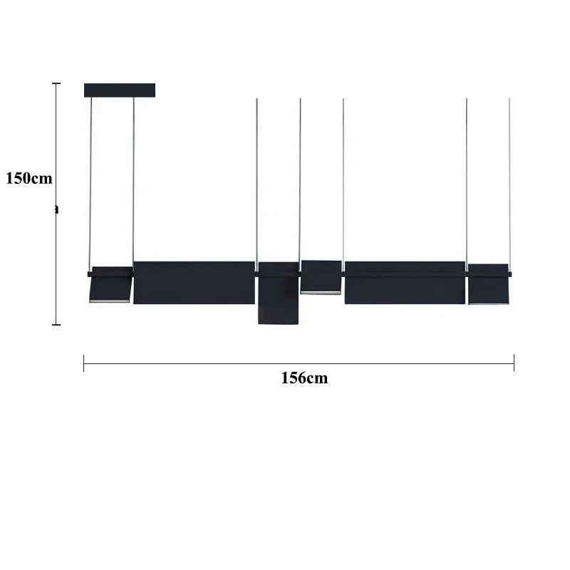 Faro™ | Moderner Drehbarer LED-Kronleuchter