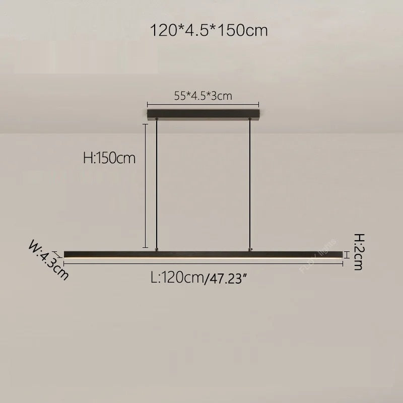 Umea™ | Minimalistische lineare Pendelleuchte