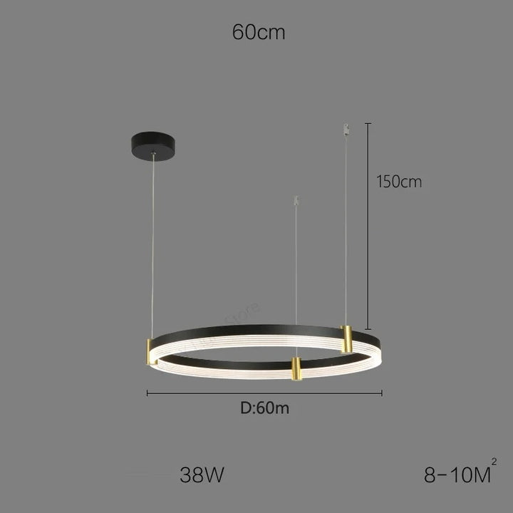 Syravon™ | Moderner runder LED-Kronleuchter