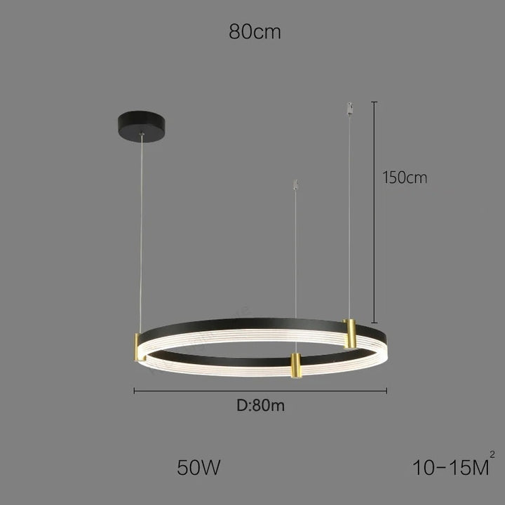 Syravon™ | Moderner runder LED-Kronleuchter