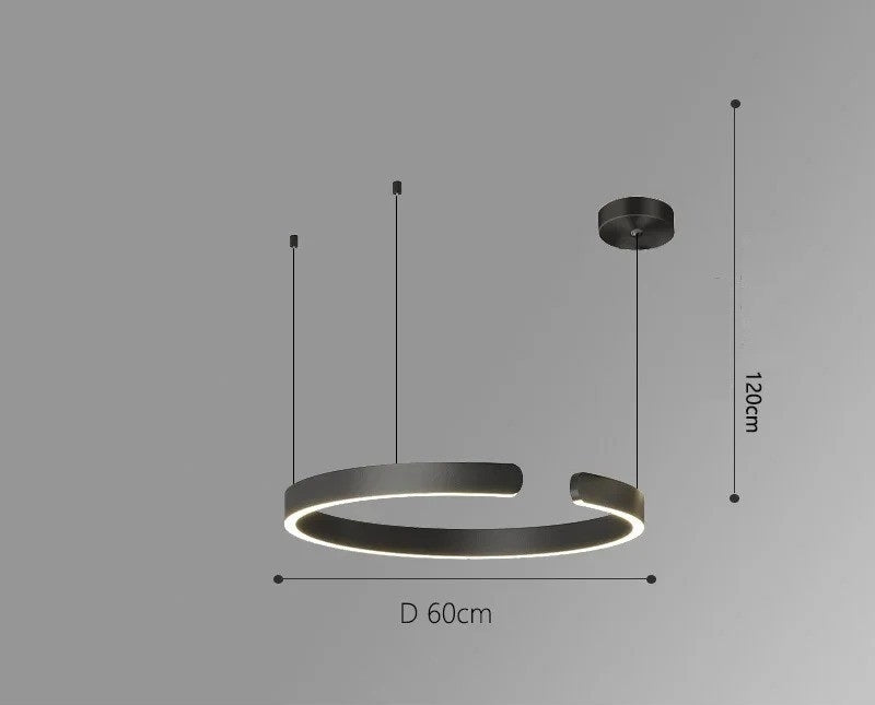 Vaya™ | Minimalistischer LED-Ring-Kronleuchter